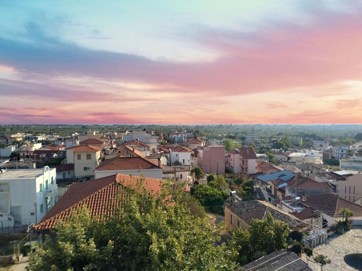 Hotel Διεθνές Zacharo Bagian luar foto